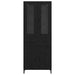 Bufet Pe perete Stejar Negru 69,5 x 34 x 180 cm Lemn compozit - WALTI WALTI