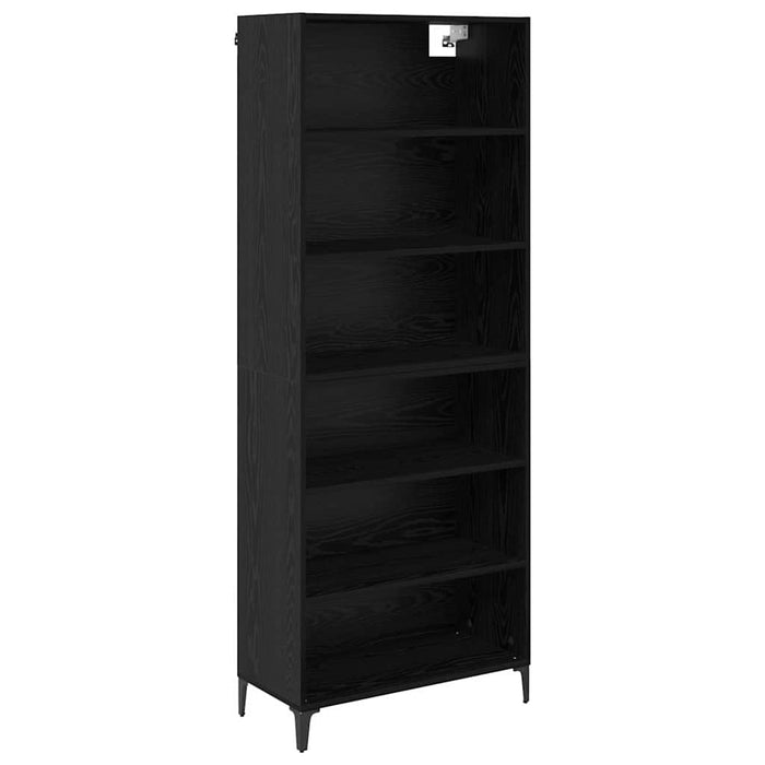 Bufet Pe perete 2 pcs Stejar Negru Lemn compozit - WALTI WALTI
