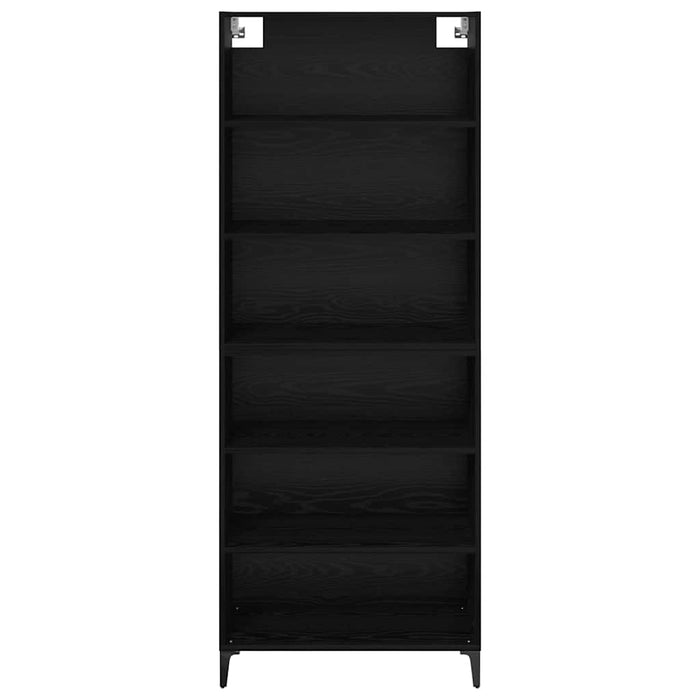 Bufet Pe perete 2 pcs Stejar Negru Lemn compozit - WALTI WALTI