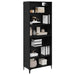 Bufet Pe perete 2 pcs Stejar Negru Lemn compozit - WALTI WALTI