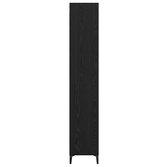 Bufet Pe perete 2 pcs Stejar Negru Lemn compozit - WALTI WALTI