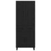 Bufet Pe perete cu sertar 2 pcs Stejar Negru Lemn compozit - WALTI WALTI