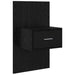 Cap de pat cu noptiere 3 pcs Stejar Negru Lemn compozit - WALTI WALTI