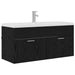 Dulap de Baie Stejar Negru 100 x 38,5 x 46 cm Lemn compozit - WALTI WALTI