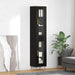 Bufet Stejar Negru 34,5 x 34 x 180 cm Lemn compozit - WALTI WALTI
