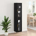 Bufet Stejar Negru 34,5 x 34 x 180 cm Lemn compozit - WALTI WALTI