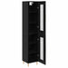 Bufet Stejar Negru 34,5 x 34 x 180 cm Lemn compozit - WALTI WALTI