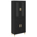 Bufet Pe perete 2 pcs Stejar Negru Lemn compozit - WALTI WALTI