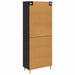 Bufet Pe perete 2 pcs Stejar Negru Lemn compozit - WALTI WALTI