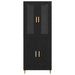 Bufet Pe perete 2 pcs Stejar Negru Lemn compozit - WALTI WALTI