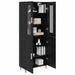 Bufet Pe perete 2 pcs Stejar Negru Lemn compozit - WALTI WALTI
