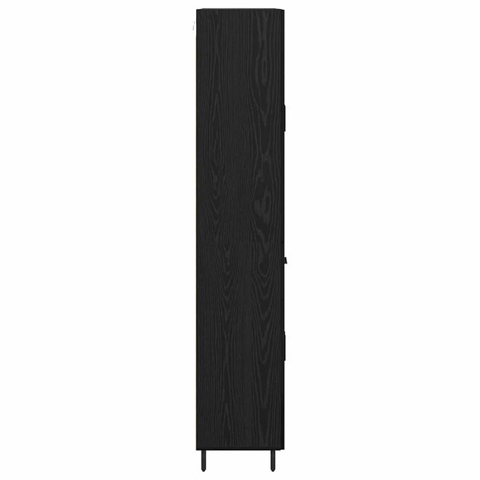 Bufet 2 pcs Stejar negru 69,5 x 34 x 180 cm Lemn compozit - WALTI WALTI