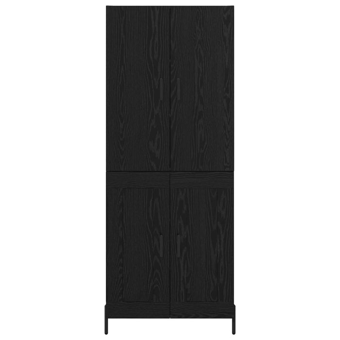 Bufet Pe perete Stejar Negru 69,5 x 34 x 180 cm Lemn compozit - WALTI WALTI