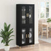 Bufet Stejar Negru 69,5 x 34 x 180 cm Lemn compozit - WALTI WALTI