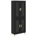 Bufet Stejar Negru 69,5 x 34 x 180 cm Lemn compozit - WALTI WALTI