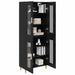 Bufet Stejar Negru 69,5 x 34 x 180 cm Lemn compozit - WALTI WALTI