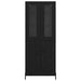 Bufet Pe perete Stejar Negru 69,5 x 34 x 180 cm Lemn compozit - WALTI WALTI