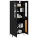 Bufet Pe perete Stejar Negru 69,5 x 34 x 180 cm Lemn compozit - WALTI WALTI