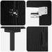 Bufet Pe perete 2 pcs Stejar Negru Lemn compozit - WALTI WALTI