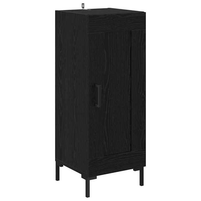 Bufet Pe perete 2 pcs Stejar Negru Lemn compozit - WALTI WALTI