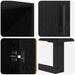 Bufet cu sertar 2 pcs Stejar Negru Lemn compozit - WALTI WALTI