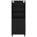 Bufet cu sertar 2 pcs Stejar Negru Lemn compozit - WALTI WALTI