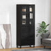 Bufet Pe perete Stejar Negru 69,5 x 34 x 180 cm Lemn compozit - WALTI WALTI