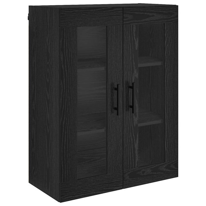Bufet Pe perete Stejar Negru 69,5 x 34 x 180 cm Lemn compozit - WALTI WALTI
