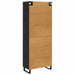 Bufet Pe perete Stejar Negru 69,5 x 34 x 180 cm Lemn compozit - WALTI WALTI