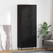Bufet 2 pcs Stejar negru 69,5 x 34 x 180 cm Lemn compozit - WALTI WALTI