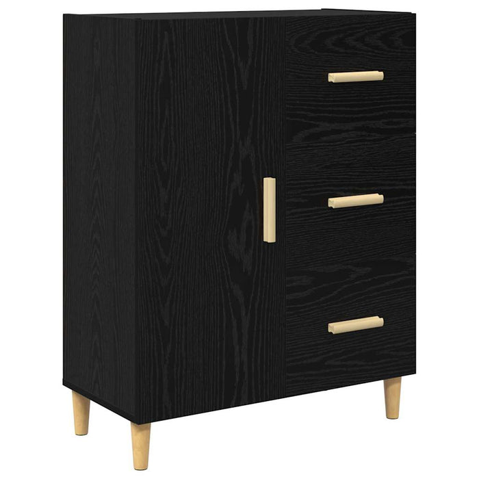 Bufet cu sertar Stejar Negru 34,5 x 34 x 180 cm Lemn compozit - WALTI WALTI
