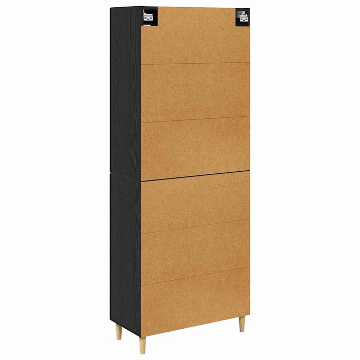 Bufet cu sertar Stejar Negru 34,5 x 34 x 180 cm Lemn compozit - WALTI WALTI