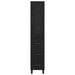 Bufet cu sertar Stejar Negru 69,5 x 34 x 180 cm Lemn compozit - WALTI WALTI