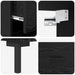 Bufet Pe perete cu sertar 2 pcs Stejar Negru Lemn compozit - WALTI WALTI