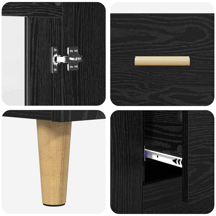 Bufet cu sertar Stejar Negru 69,5 x 34 x 180 cm - WALTI WALTI