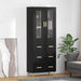 Bufet cu sertar Stejar Negru 69,5 x 34 x 180 cm - WALTI WALTI