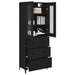 Bufet Pe perete Stejar Negru 69,5 x 34 x 180 cm Lemn compozit - WALTI WALTI