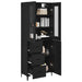 Bufet Pe perete Stejar Negru 69,5 x 34 x 180 cm Lemn compozit - WALTI WALTI