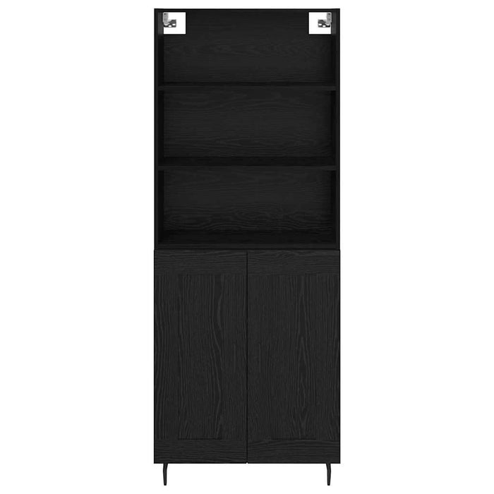 Bufet Stejar Negru 69,5 x 34 x 180 cm - WALTI WALTI