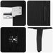 Bufet 2 pcs Stejar Negru Lemn compozit - WALTI WALTI