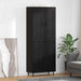Bufet 2 pcs Stejar Negru Lemn compozit - WALTI WALTI