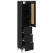 Bufet cu sertar Stejar Negru 34,5 x 34 x 180 cm Lemn compozit - WALTI WALTI