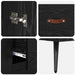 Bufet Pe perete Stejar Negru 69,5 x 34 x 180 cm Lemn compozit - WALTI WALTI