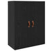 Bufet Pe perete Stejar Negru 69,5 x 34 x 180 cm Lemn compozit - WALTI WALTI