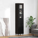 Bufet cu sertar Stejar Negru 34,5 x 34 x 180 cm Lemn compozit - WALTI WALTI