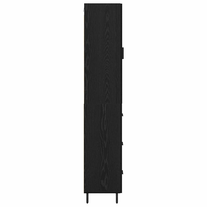 Bufet cu sertar Stejar Negru 34,5 x 34 x 180 cm Lemn compozit - WALTI WALTI