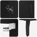 Bufet Pe perete Stejar Negru 69,5 x 34 x 180 cm Lemn compozit - WALTI WALTI