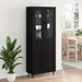 Bufet Pe perete Stejar Negru 69,5 x 34 x 180 cm Lemn compozit - WALTI WALTI