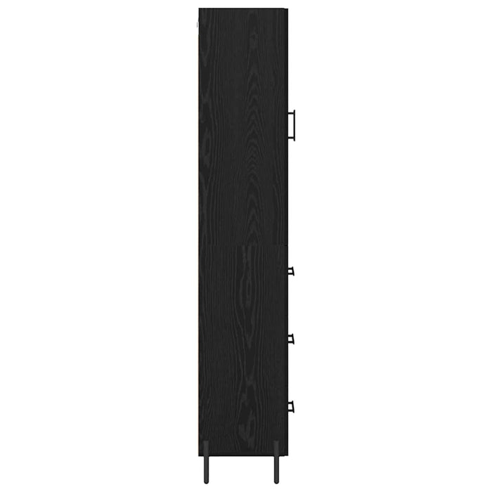 Bufet cu sertar Stejar Negru 34,5 x 34 x 180 cm Lemn compozit - WALTI WALTI