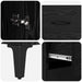 Bufet Pe perete Stejar Negru 69,5 x 34 x 180 cm Lemn compozit - WALTI WALTI